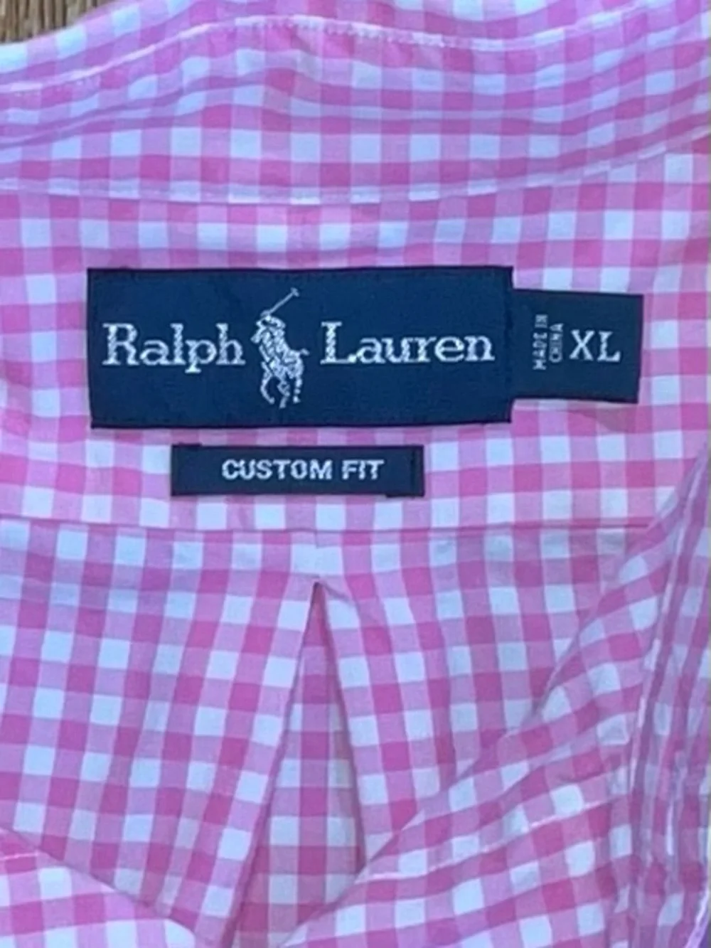Vintage Polo Ralph Lauren Custom Fit Button-Up Shirt Size XL Mens
